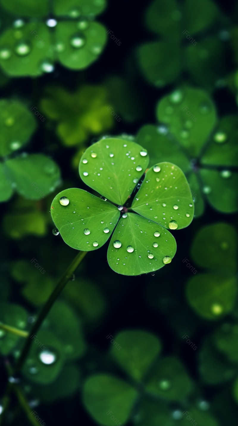 春天绿色绿油油的植物四叶草背景图,高清,摄影图,摄影图片,图片大全,摄影图免费下载